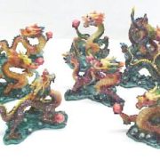 Set of 8 Colorful Dragons