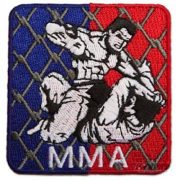 Square Cage MMA Patch