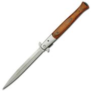 TacForce Stiletto Style Wood Handle knife
