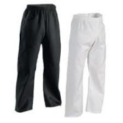 Power 7.5 oz Martial Arts Pants White 8