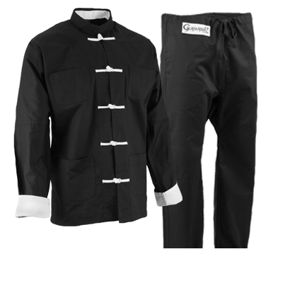 MAR Kung-Fu Uniform Black 100% Cotton
