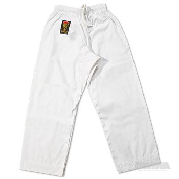 Medium-Weight Polycotton MAR Black/White Karate Trousers Unisex 