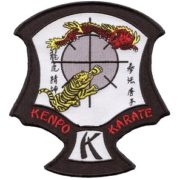 Kenpo Patch Embroidered Patch Karate Fist Sew On Patch Iron On Patch-4.5x2.75" 