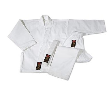 Traditional Drawstring Karate Uniform - 100% Cotton ProForce® 6 oz 