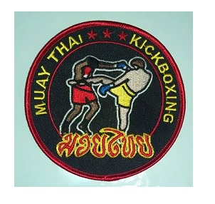 Patch Badge Patch Thai Boxing RAM Muay Bangkok Lumpinee Embroidered Logo 