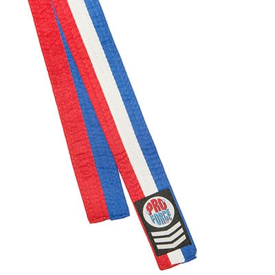 ProForce 1.75" Red, White, and Blue Karate Belt - Academy Of Karate